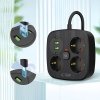 TECH-PROTECT PCS3X4 POWER STRIP 2 USB & 2 TYPE-C & 3 SOCKET 200CM BLACK
